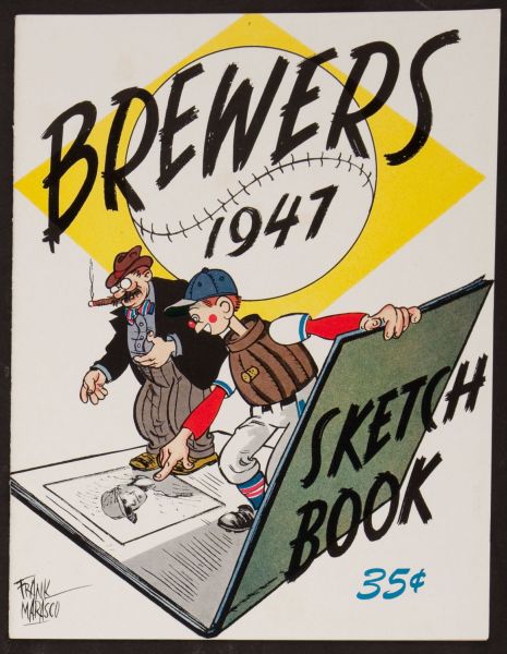 1947 Milwaukee Brewers Sketch Book